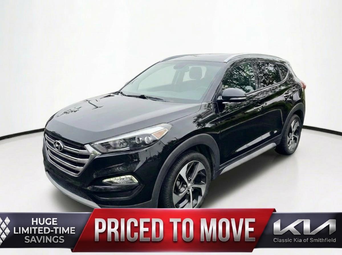 Black Noir Pearl 2017 Hyundai Tucson 1.6T Limited AWD SUV / Crossover All-Wheel Drive Automatic