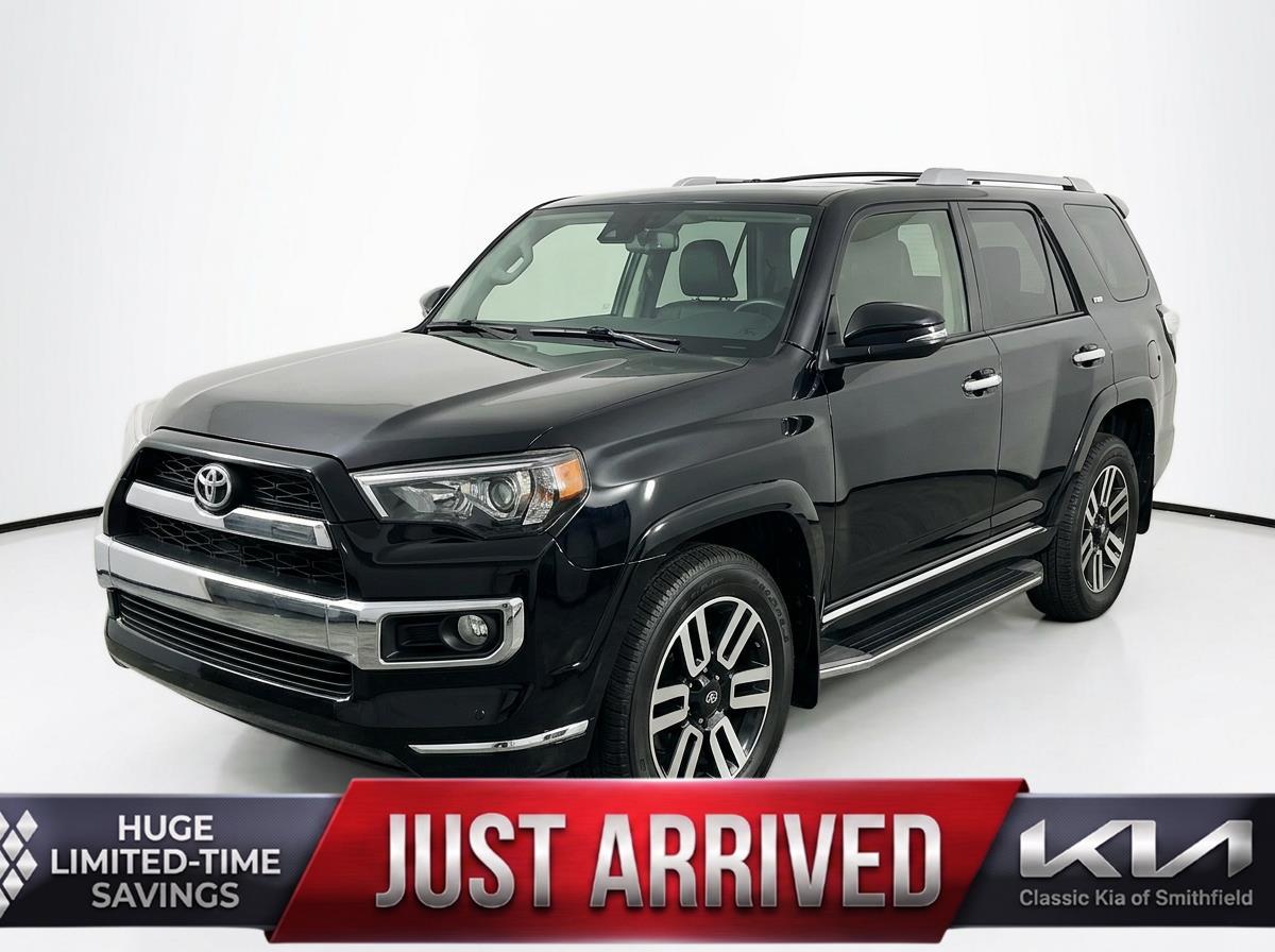 Midnight Black Metallic 2018 Toyota 4Runner Limited SUV / Crossover 4X2 Automatic