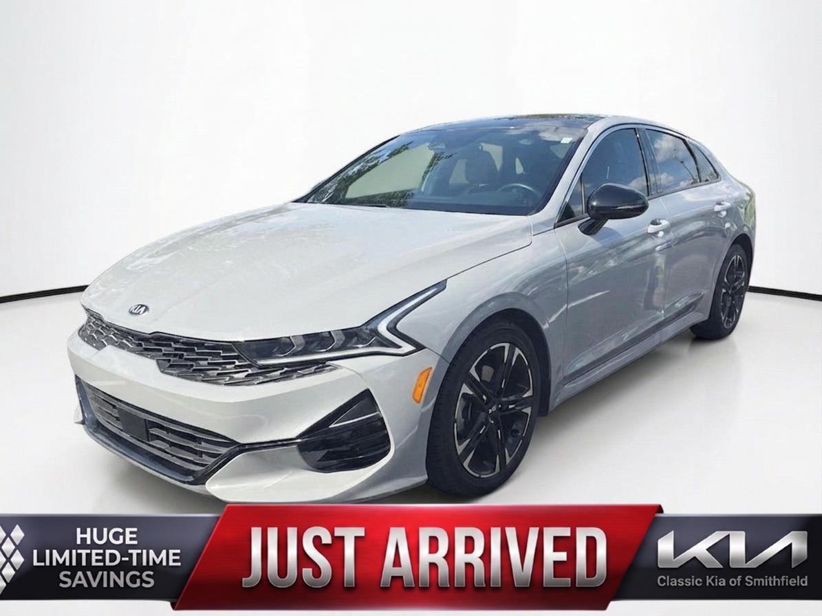 Wolf Gray 2021 Kia K5 GT-Line FWD Sedan Front-Wheel Drive Automatic