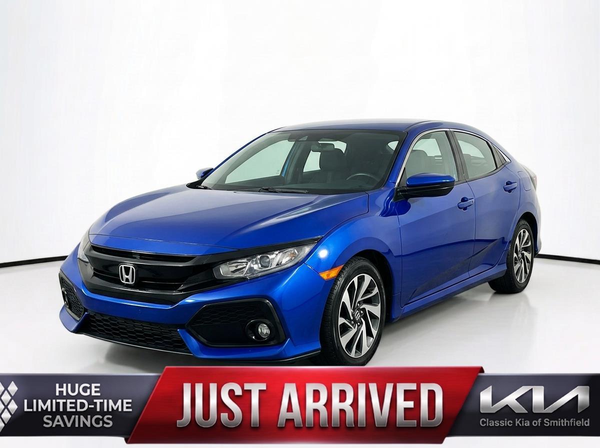 Aegean Blue Metallic 2019 Honda Civic Hatchback LX FWD Hatchback Front-Wheel Drive Continuously Variable Transmission