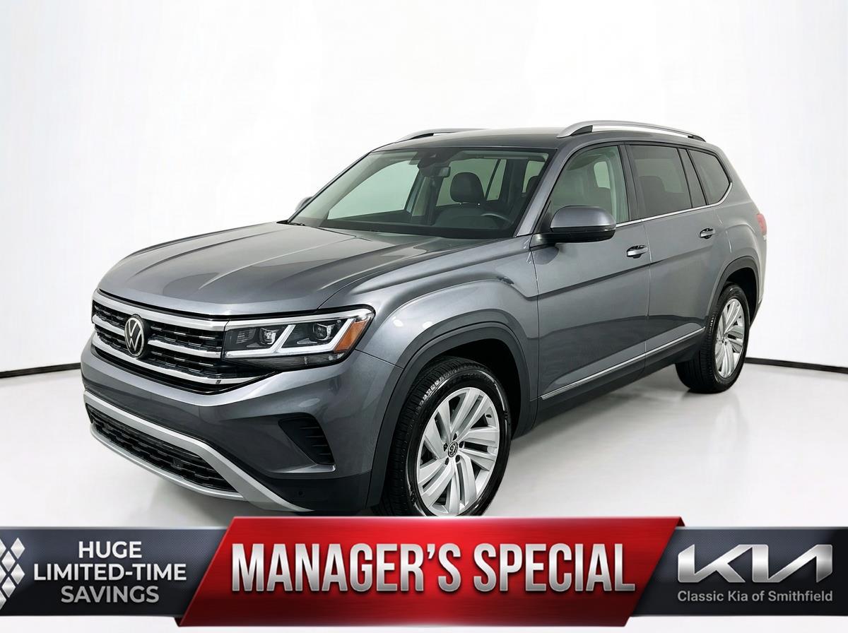 Platinum Gray Metallic 2021 Volkswagen Atlas SUV / Crossover Front-Wheel Drive Automatic