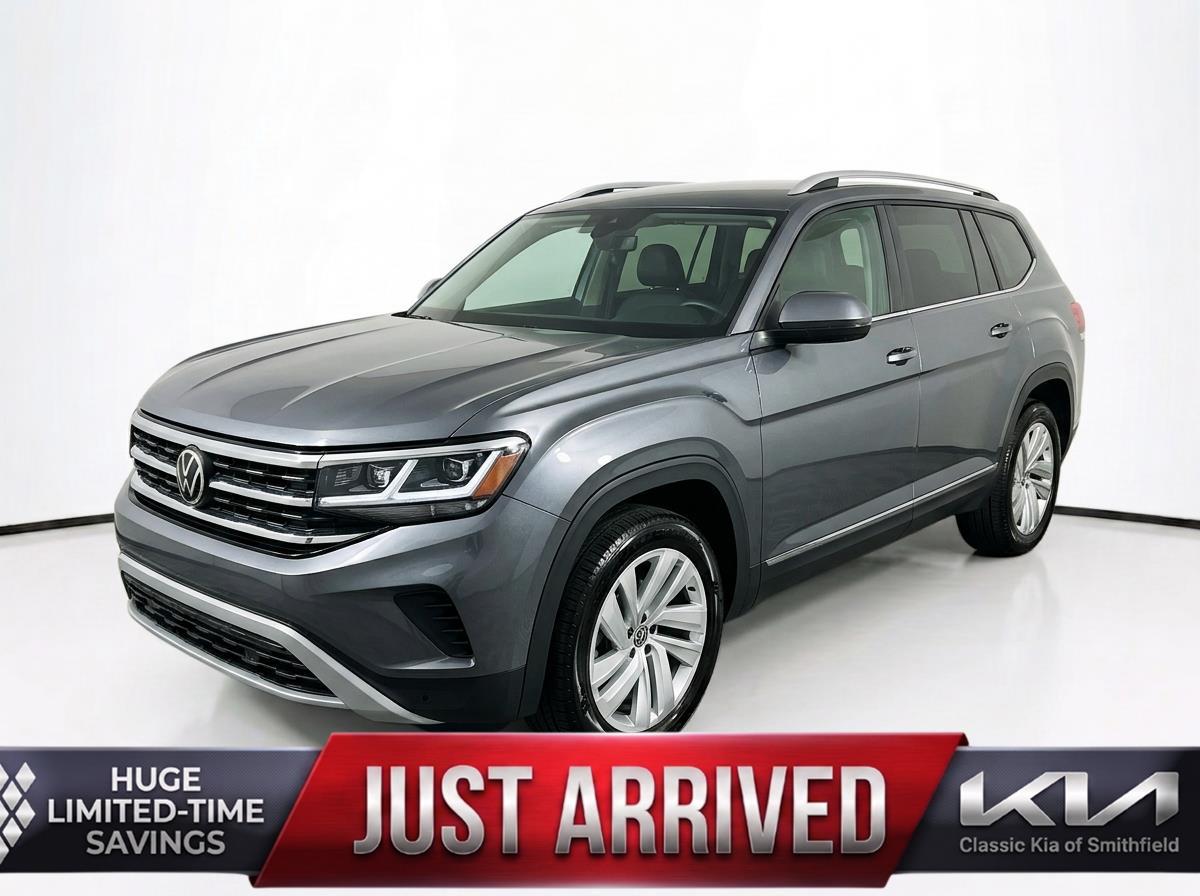 Platinum Gray Metallic 2021 Volkswagen Atlas V6 SEL FWD SUV / Crossover Front-Wheel Drive Automatic