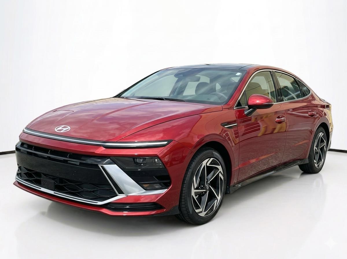 Ultimate red 2024 Hyundai Sonata Sedan Front-Wheel Drive Automatic