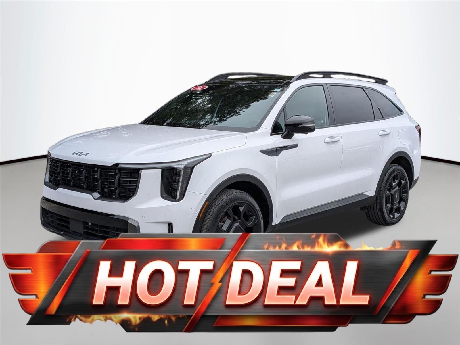 Glacial White Pearl 2024 Kia Sorento X-Line SX Prestige AWD SUV / Crossover All-Wheel Drive Automatic