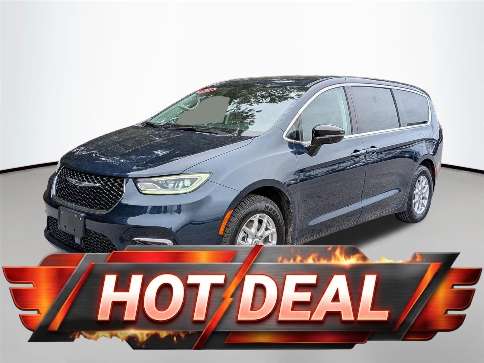Fathom Blue Pearlcoat 2024 Chrysler Pacifica Touring L FWD Minivan Front-Wheel Drive 9-Speed Automatic