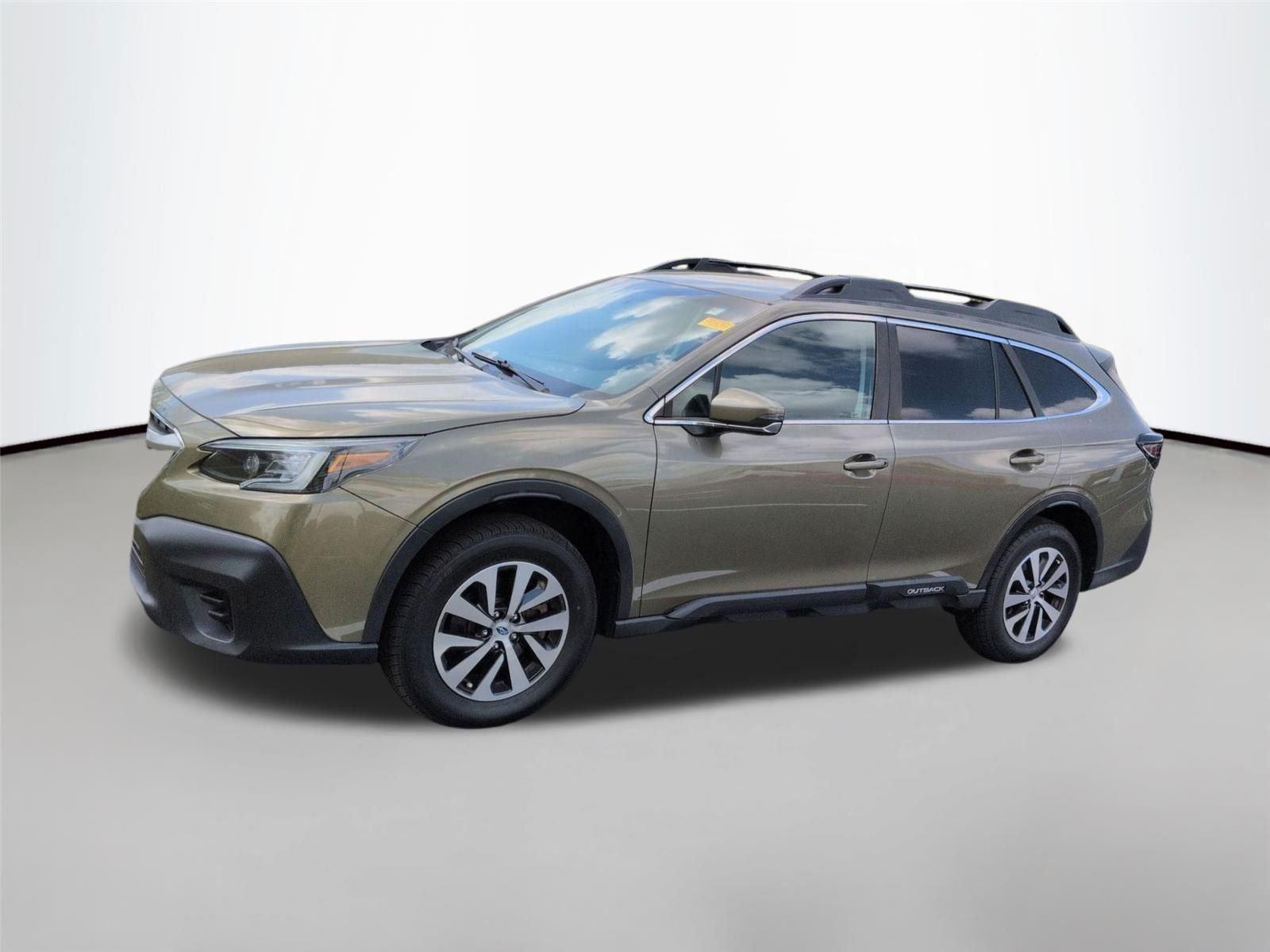 Autumn Green Metallic 2021 Subaru Outback Premium Crossover AWD SUV / Crossover All-Wheel Drive Continuously Variable Transmission