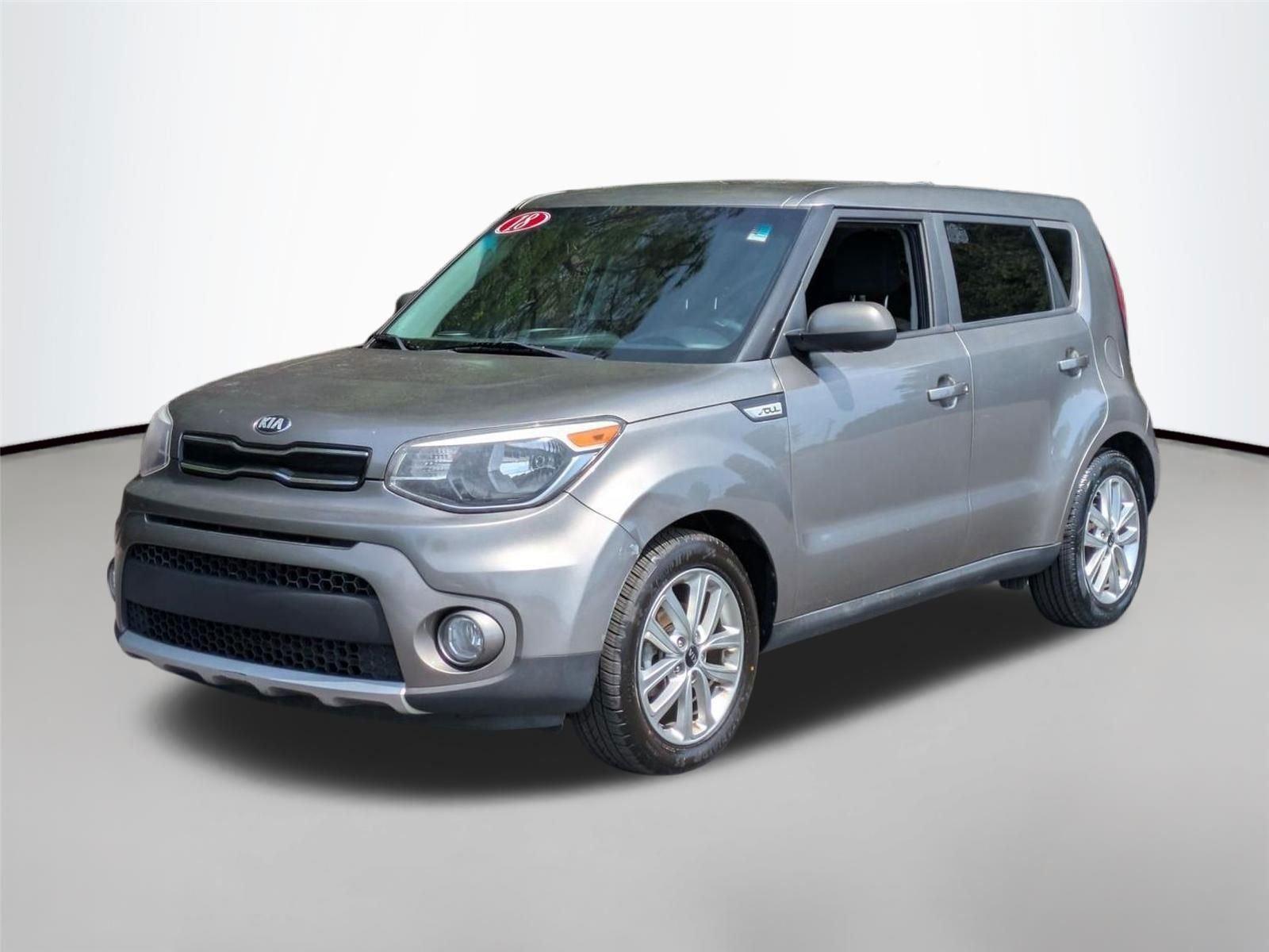Titanium Gray 2018 Kia Soul + Wagon Front-Wheel Drive Automatic