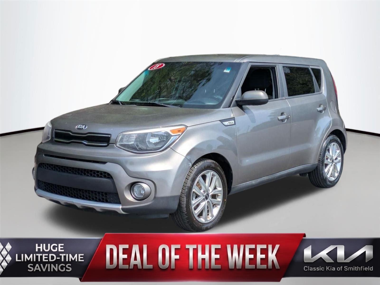 Titanium Gray 2018 Kia Soul + Wagon Front-Wheel Drive Automatic
