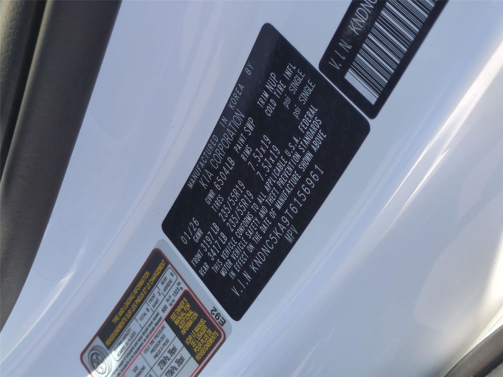 New 2026 Snow White Pearl Kia EX image 41