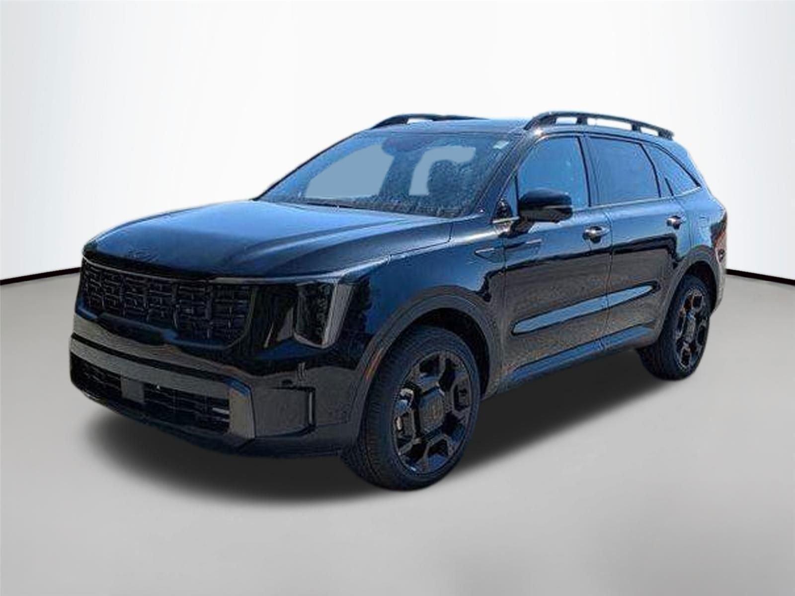 Ebony Black 2025 Kia Sorento X-Line SX Prestige AWD SUV / Crossover All-Wheel Drive