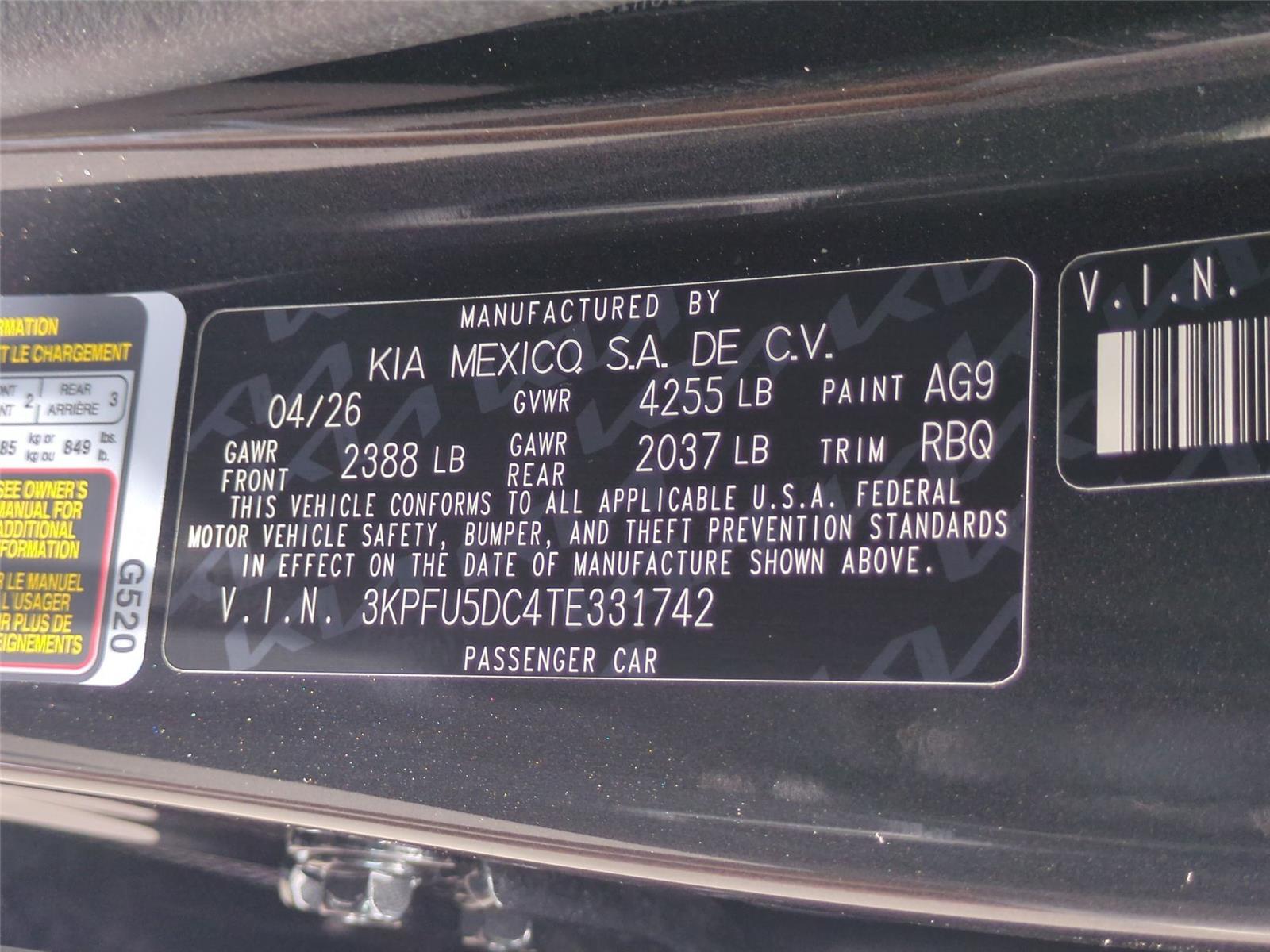New 2026 Interstellar Gray Kia GT-Line Turbo image 41