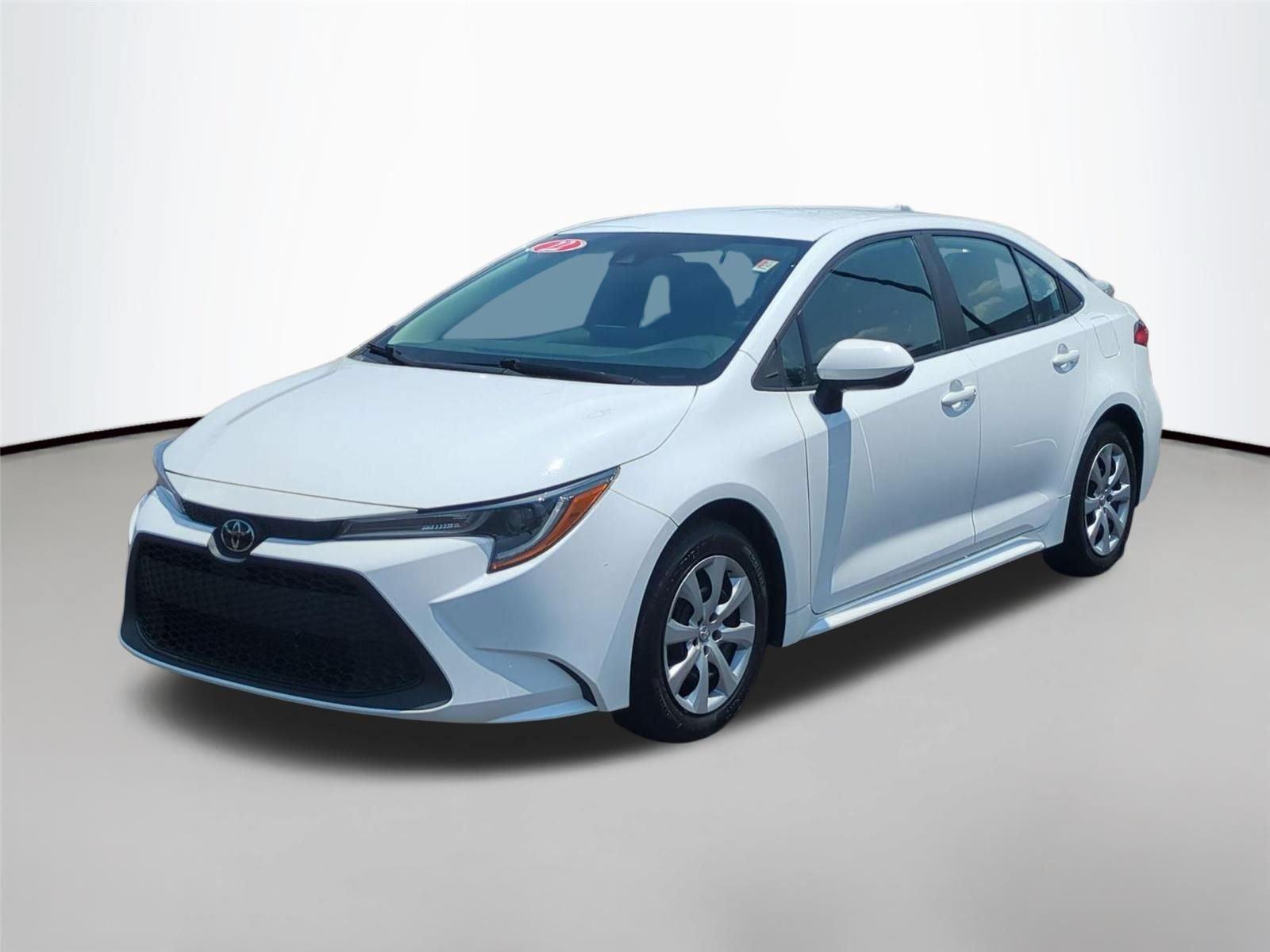 White 2022 Toyota Corolla Sedan Front-Wheel Drive Continuously Variable Transmission