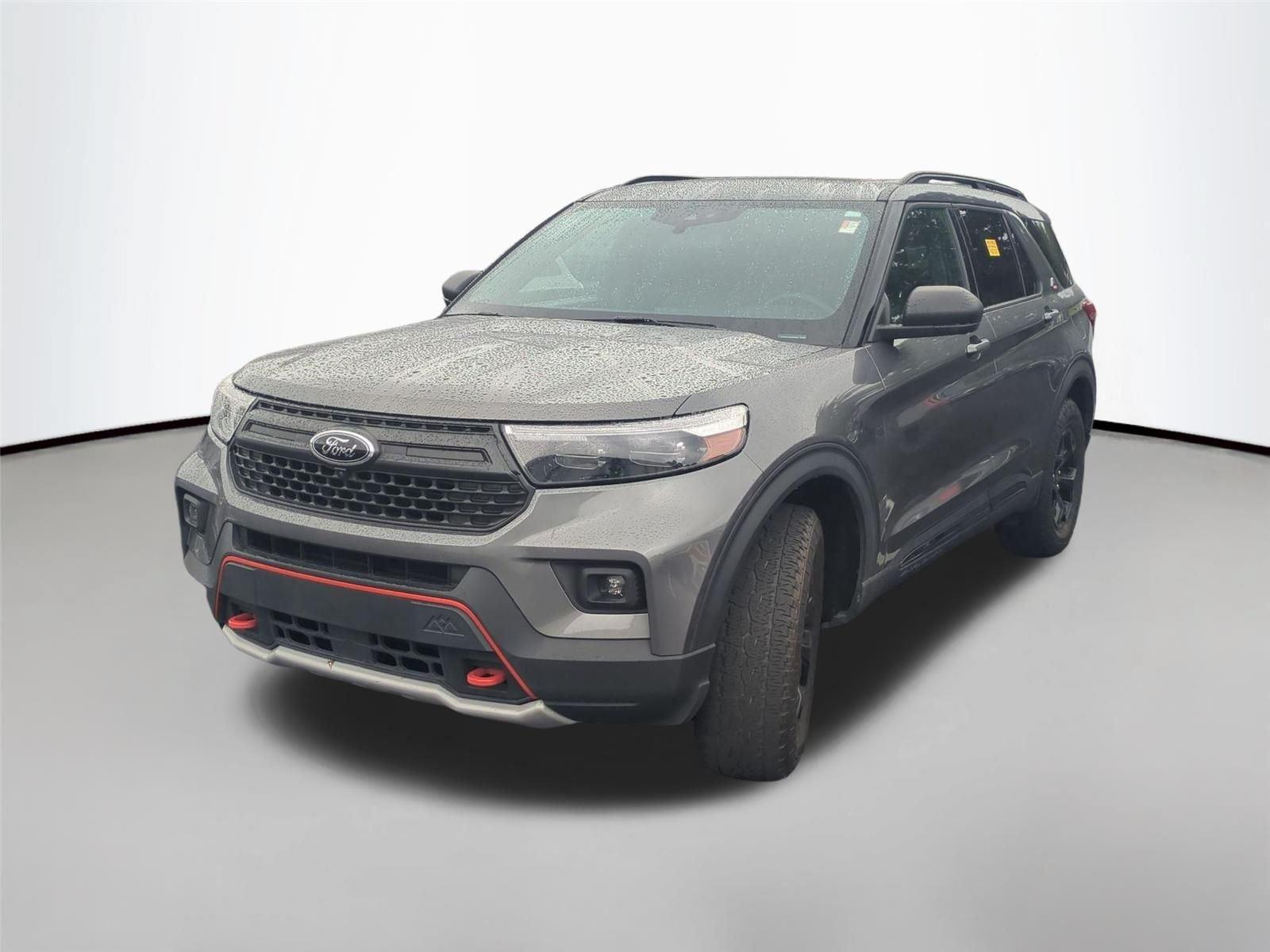 Carbonized Gray Metallic 2022 Ford Explorer SUV / Crossover All-Wheel Drive Automatic
