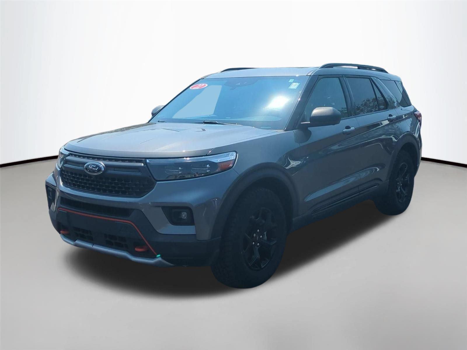 Carbonized Gray Metallic 2022 Ford Explorer SUV / Crossover All-Wheel Drive Automatic