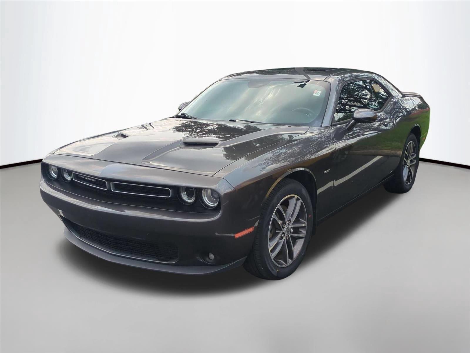 Destroyer Gray Clearcoat 2018 Dodge Challenger Coupe All-Wheel Drive 8-Speed Automatic