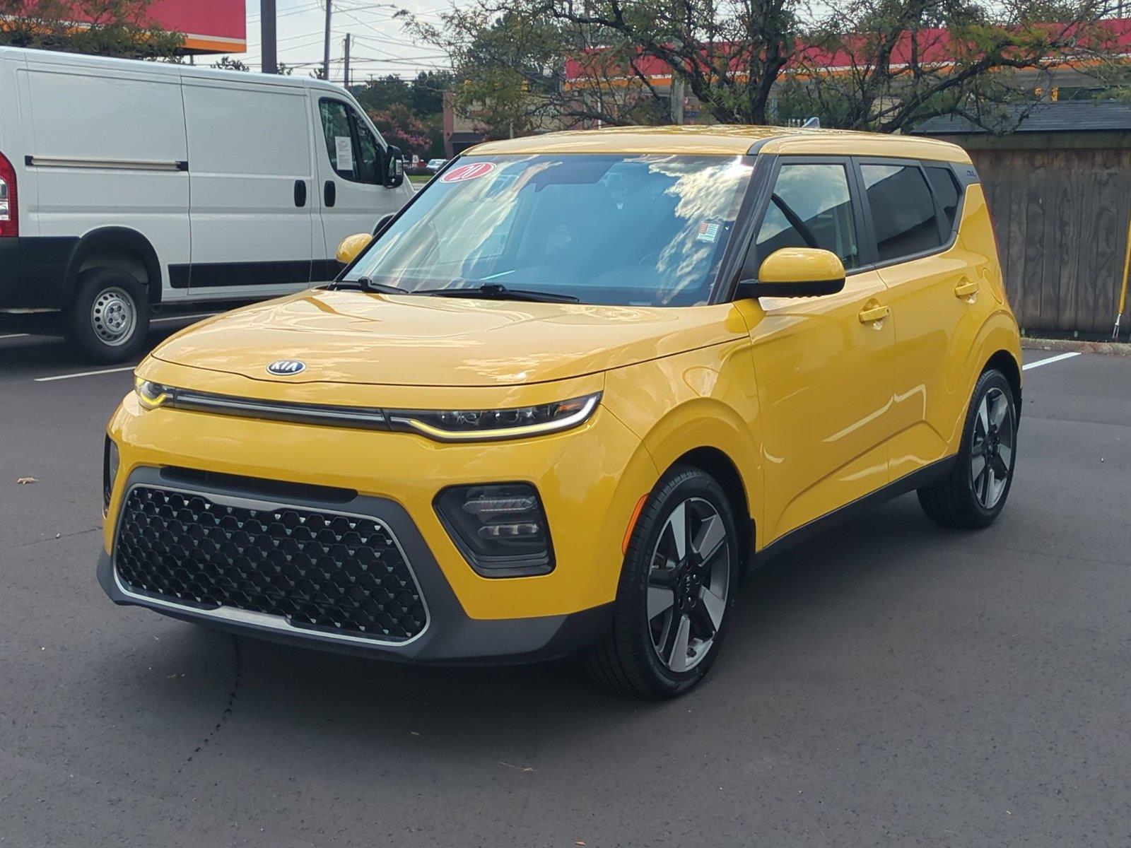 Solar Yellow 2020 Kia Soul SUV / Crossover Front-Wheel Drive Continuously Variable Transmission