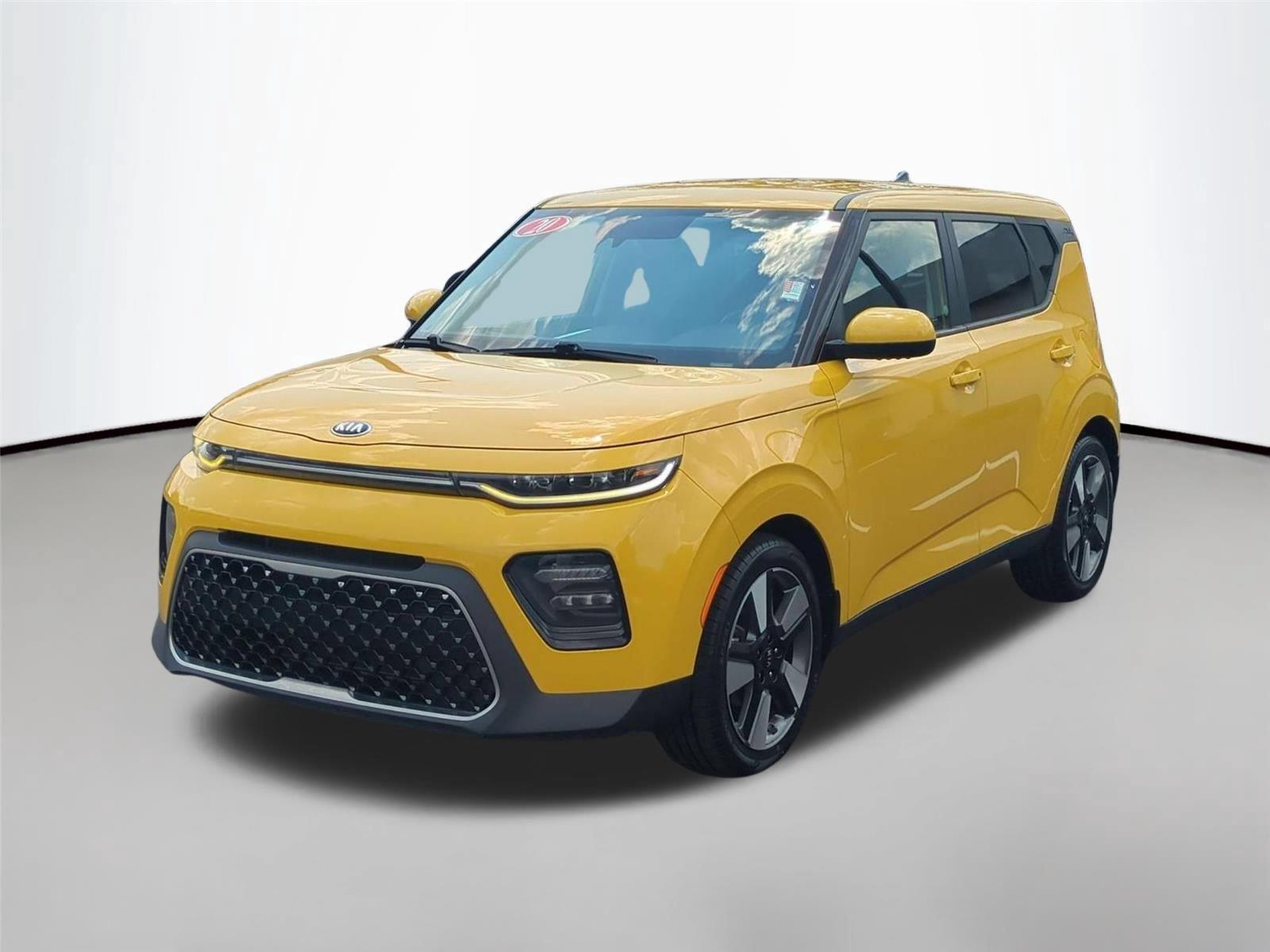 Solar Yellow 2020 Kia Soul SUV / Crossover Front-Wheel Drive Continuously Variable Transmission