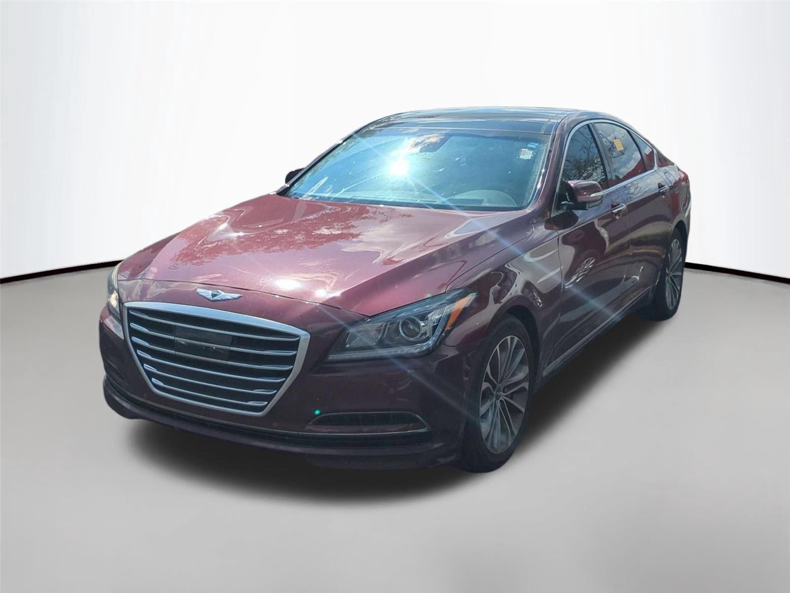 Pamplona Red 2015 Hyundai Genesis Sedan Rear-Wheel Drive Automatic