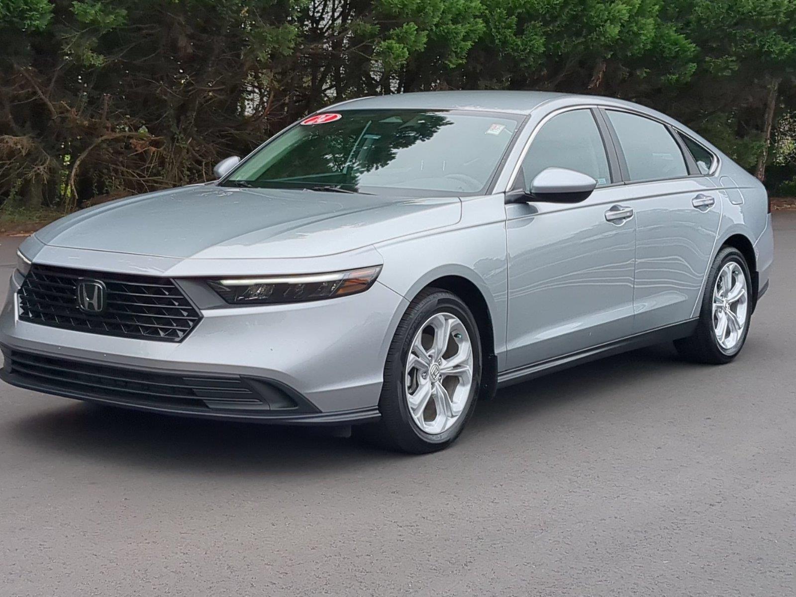 Solar Silver Metallic 2024 Honda Accord Sedan Front-Wheel Drive Continuously Variable Transmission