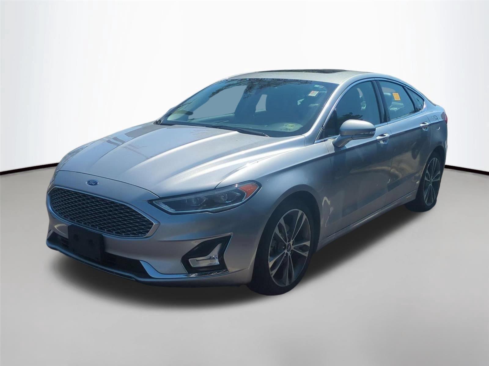 Iconic Silver Metallic 2020 Ford Fusion Sedan All-Wheel Drive 6-Speed Automatic