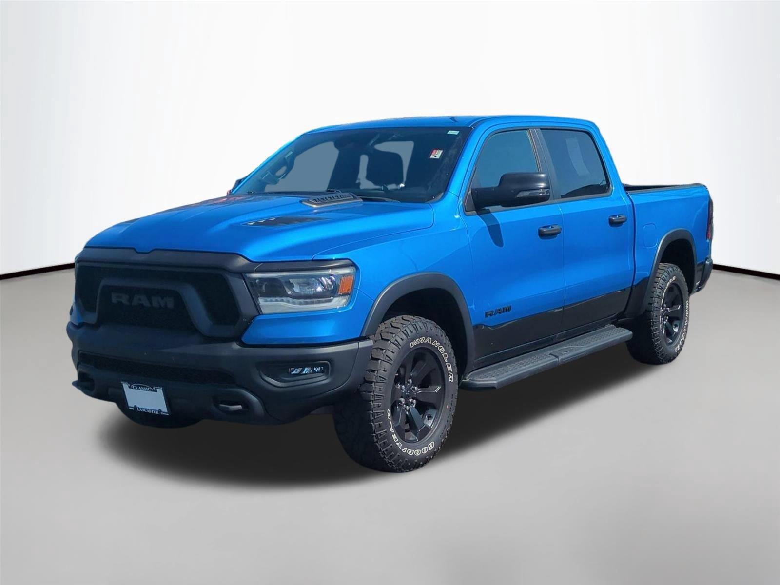 Hydro Blue Pearl 2023 RAM 1500 Pickup Truck Four-Wheel Drive 8-Speed Automatic
