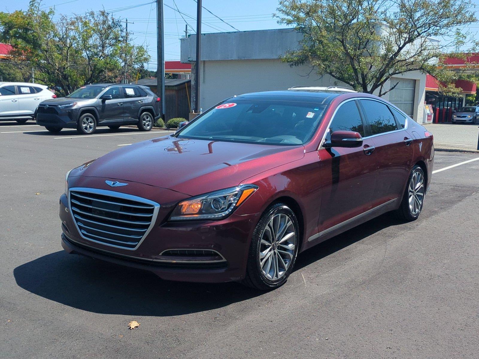Pamplona Red 2015 Hyundai Genesis Sedan Rear-Wheel Drive Automatic