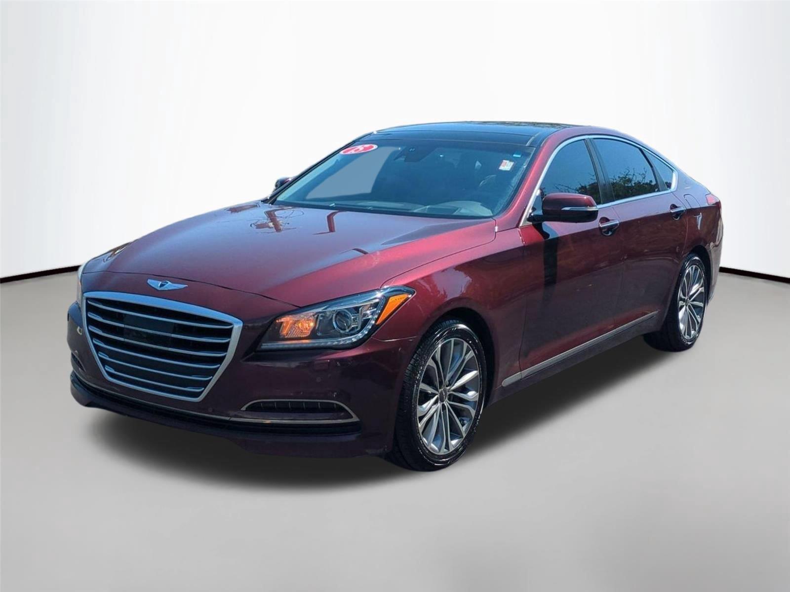 Pamplona Red 2015 Hyundai Genesis Sedan Rear-Wheel Drive Automatic