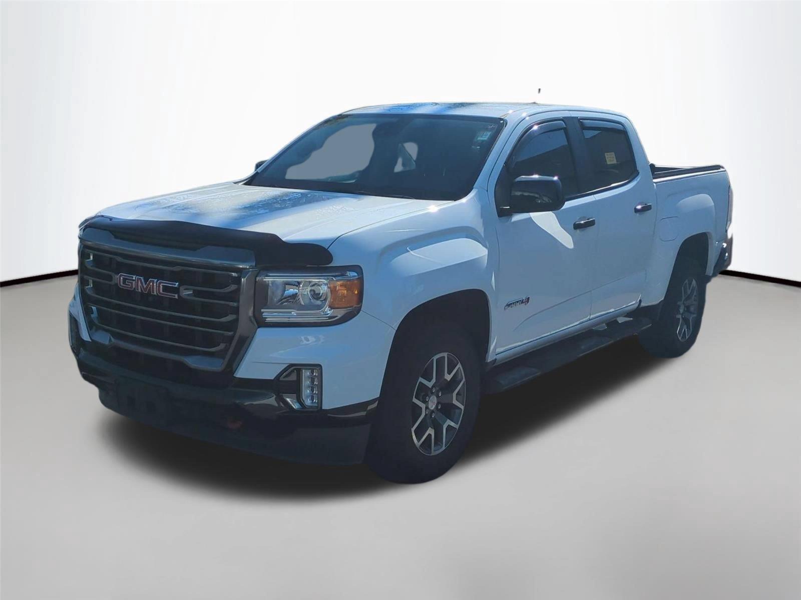 Summit White 2021 GMC Canyon Pickup Truck Four-Wheel Drive 8-Speed Automatic