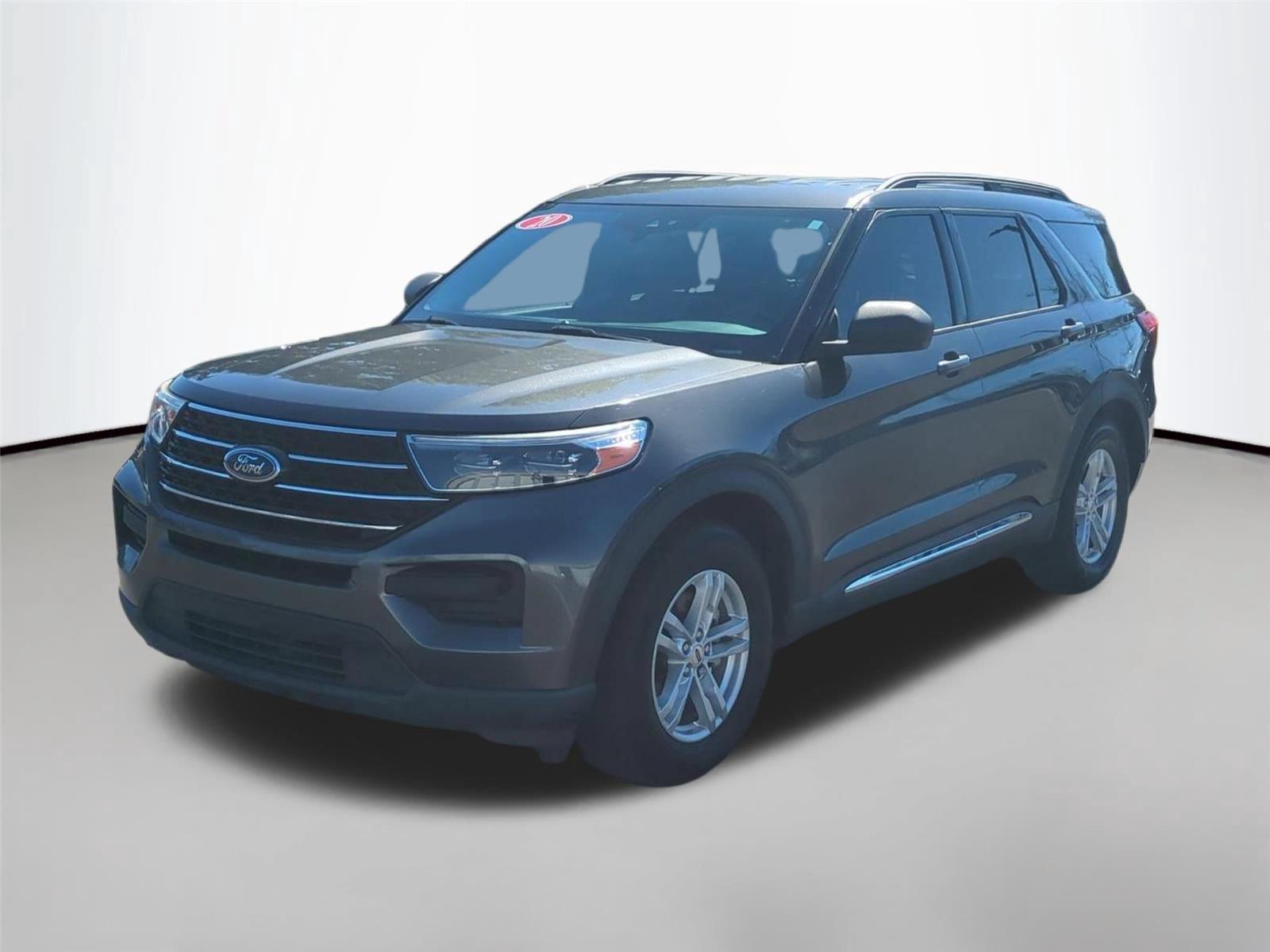 Gray (Magnetic Metallic) 2020 Ford Explorer SUV / Crossover Rear-Wheel Drive Automatic