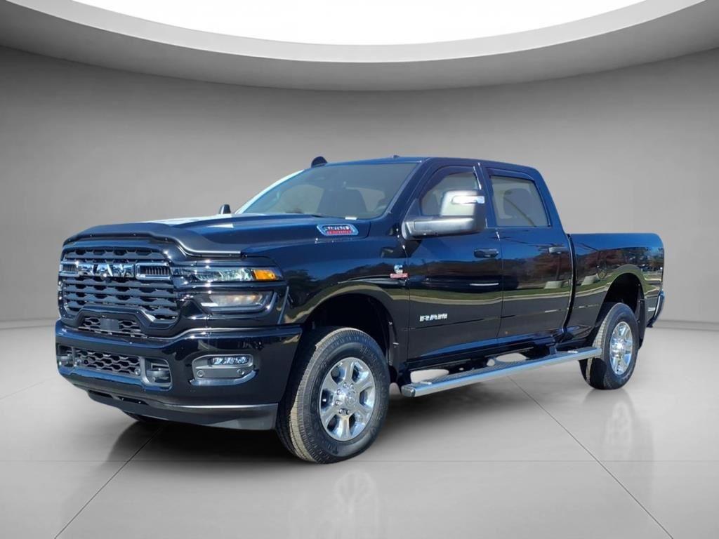 Diamond Black Crystal Pearlcoat 2025 RAM 2500 Pickup Truck Four-Wheel Drive 8-Speed Automatic
