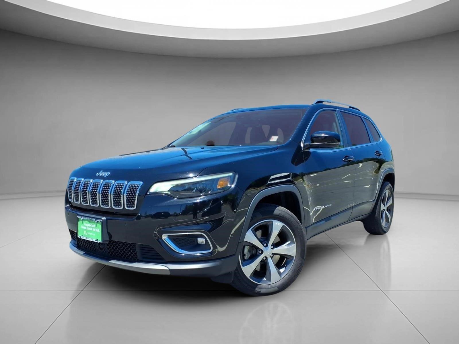 Diamond Black Crystal Pearlcoat 2021 Jeep Cherokee Limited 4WD SUV / Crossover Four-Wheel Drive 9-Speed Automatic