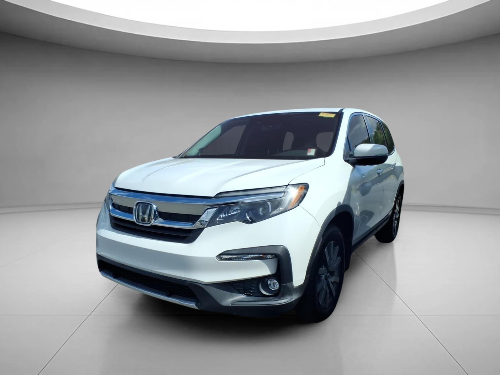 Platinum White Pearl 2021 Honda Pilot SUV / Crossover Front-Wheel Drive Automatic
