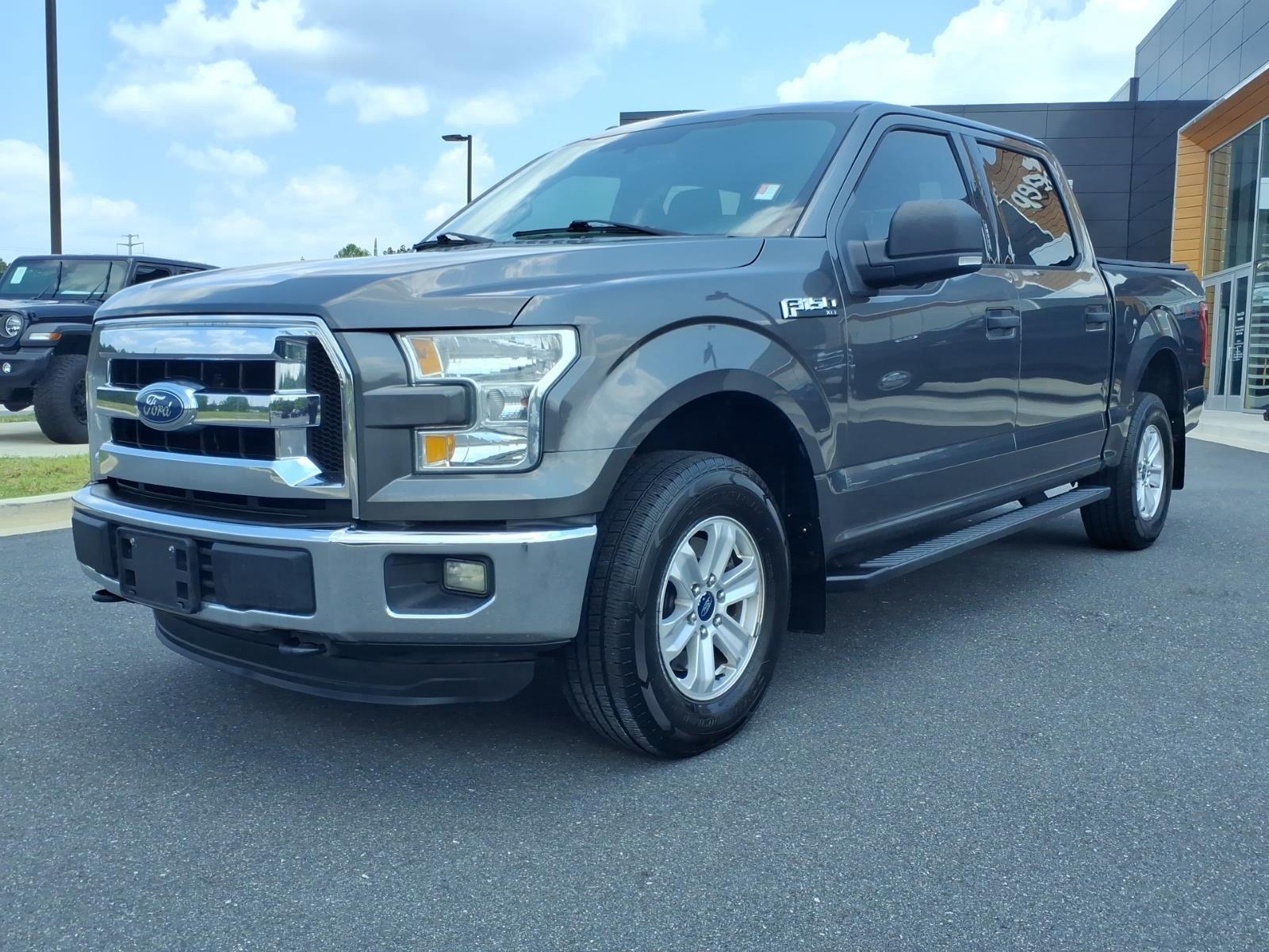 Gray (Magnetic Metallic) 2015 Ford F-150 Pickup Truck Four-Wheel Drive 6-Speed Automatic
