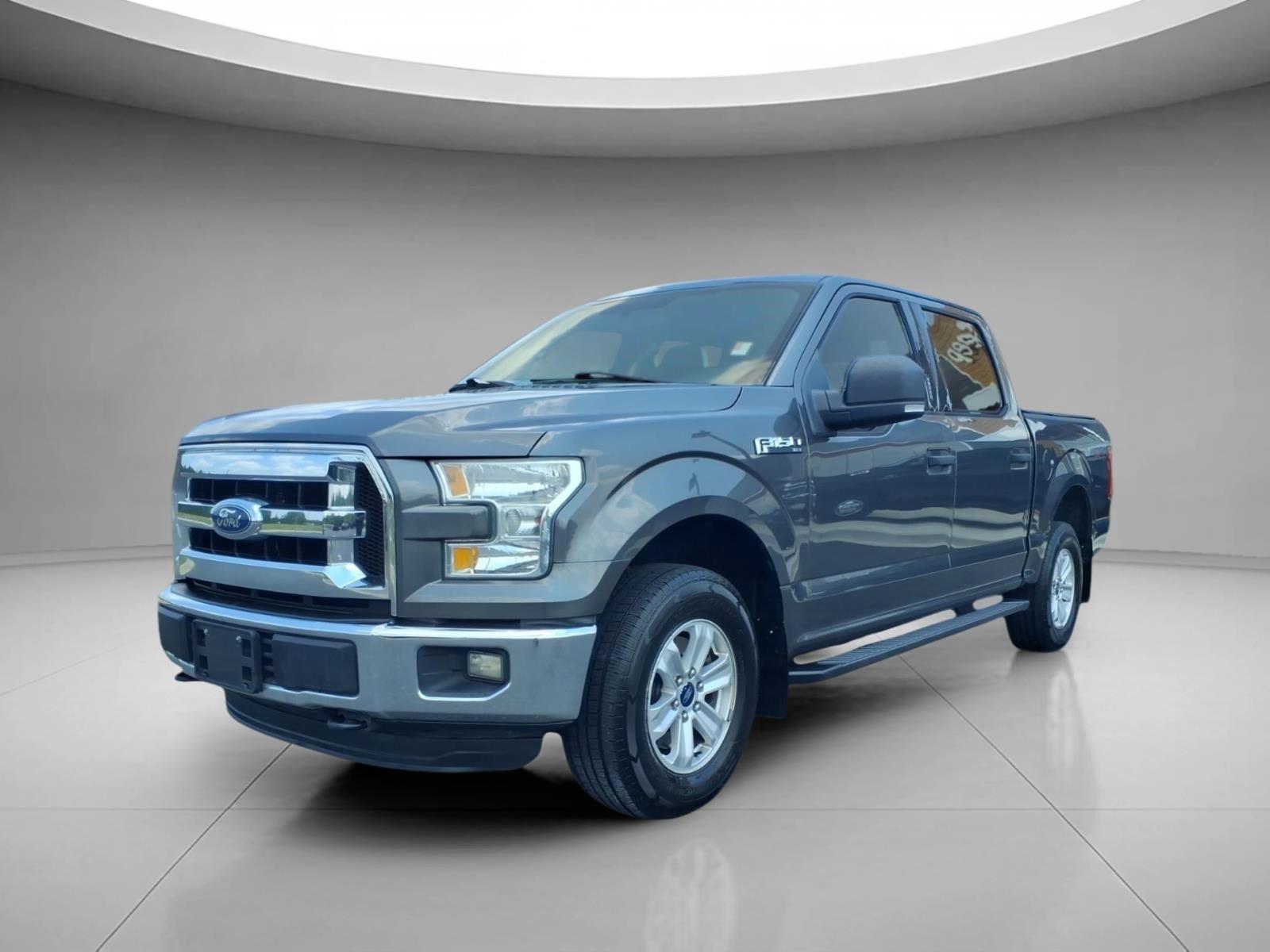 Gray (Magnetic Metallic) 2015 Ford F-150 Pickup Truck Four-Wheel Drive 6-Speed Automatic