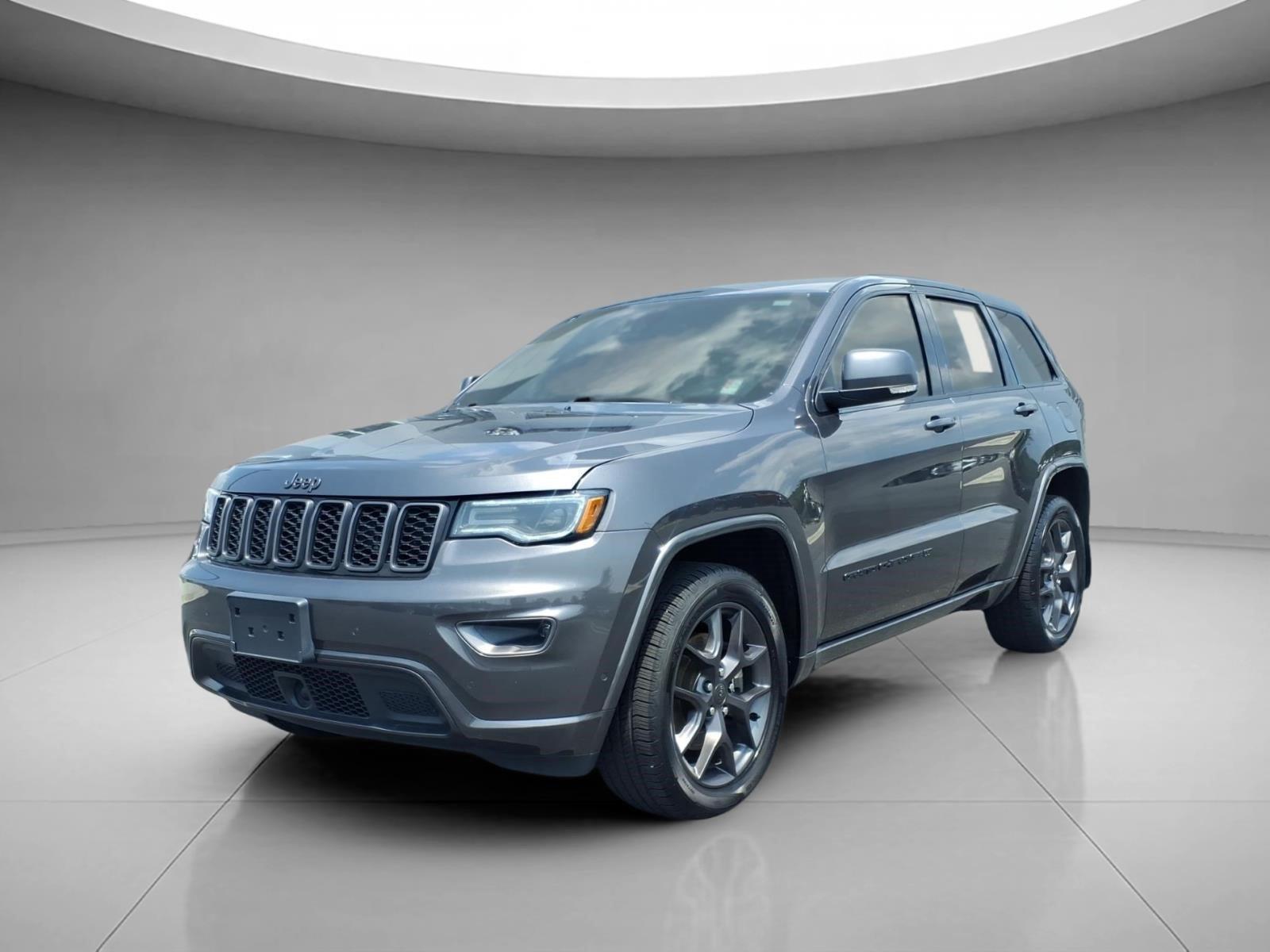 Gray (Granite Crystal Metallic Clearcoat) 2021 Jeep Grand Cherokee SUV / Crossover Four-Wheel Drive 8-Speed Automatic