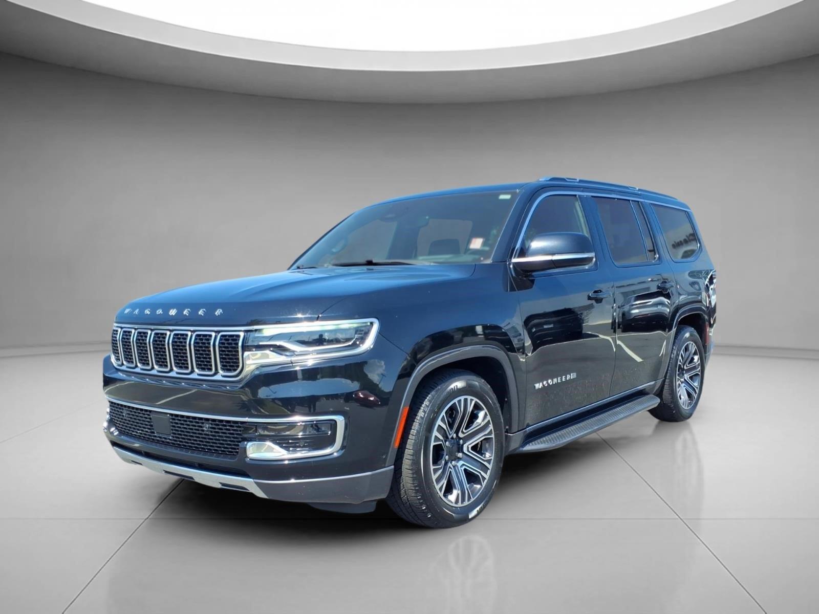 Diamond Black Crystal Pearlcoat 2022 Jeep Wagoneer SUV / Crossover Four-Wheel Drive 8-Speed Automatic
