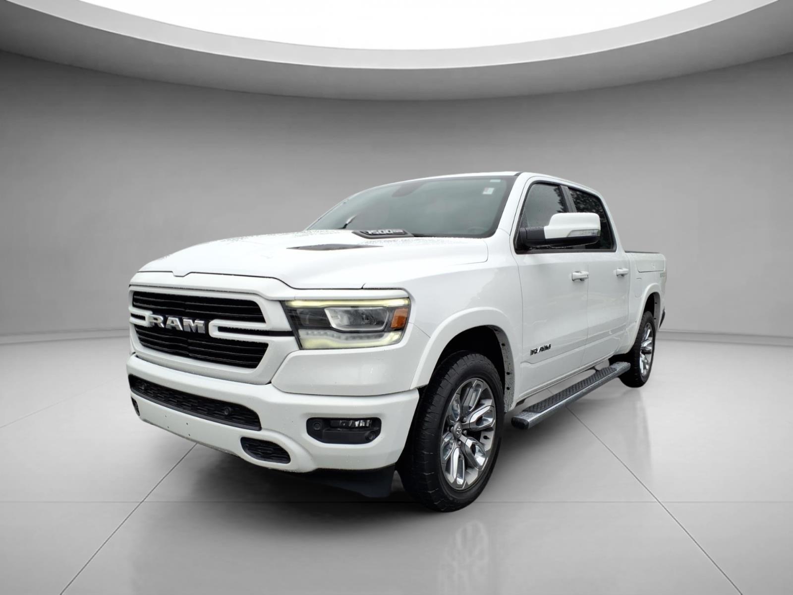 Bright White Clearcoat 2020 RAM 1500 Pickup Truck Four-Wheel Drive 8-Speed Automatic
