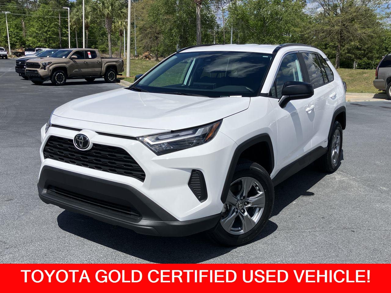 White (Ice Cap) 2025 Toyota RAV4 Hybrid LE AWD SUV / Crossover All-Wheel Drive Continuously Variable Transmission