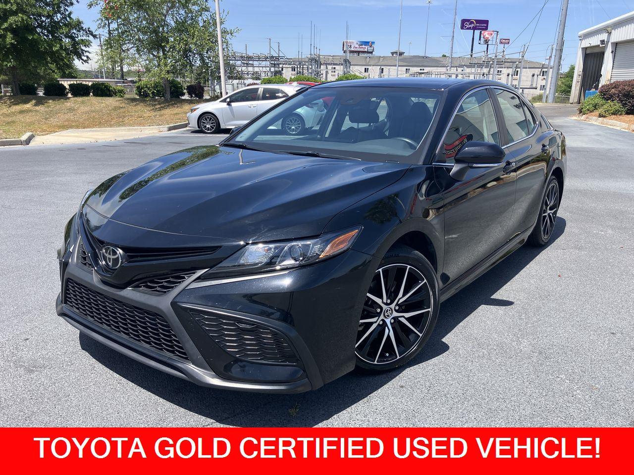 Black (Midnight Black Metallic) 2024 Toyota Camry SE FWD Sedan Front-Wheel Drive 8-Speed Automatic