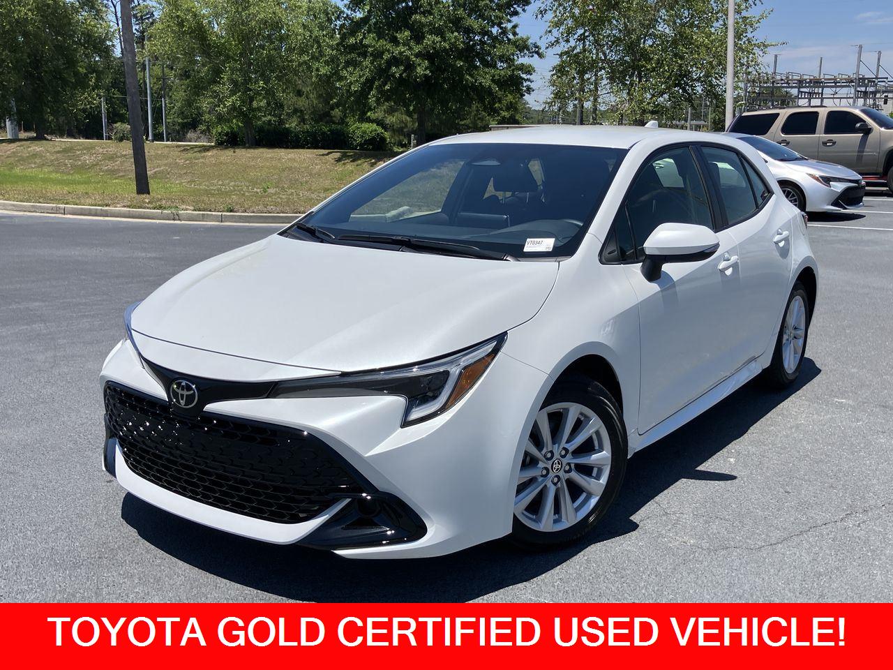 White (Wind Chill Pearl) 2025 Toyota Corolla Hatchback Hatchback Front-Wheel Drive Continuously Variable Transmission