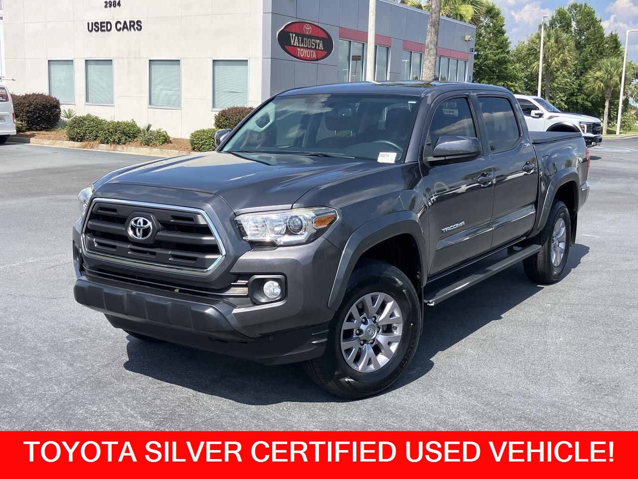 Gray (Magnetic Gray Metallic) 2017 Toyota Tacoma Pickup Truck 4X2 6-Speed Automatic