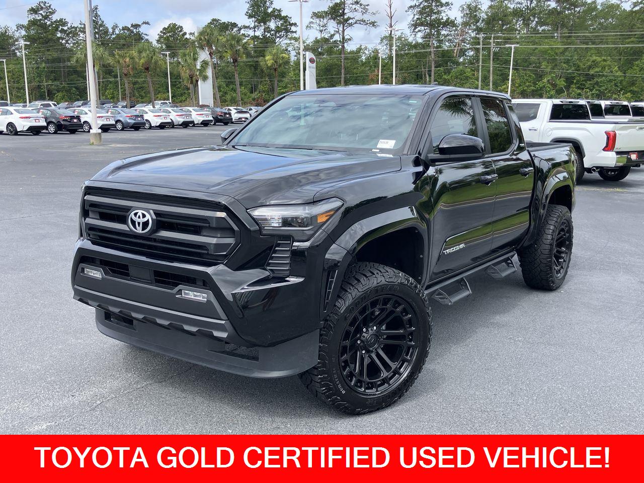 Black 2024 Toyota Tacoma Pickup Truck Four-Wheel Drive 8-Speed Automatic