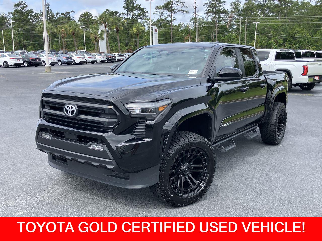 Black 2024 Toyota Tacoma Pickup Truck Four-Wheel Drive 8-Speed Automatic