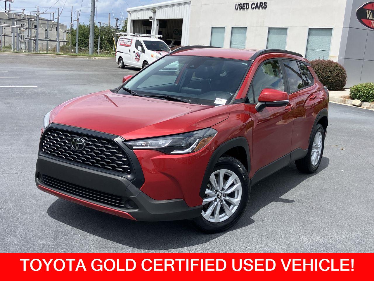 Red (Barcelona Red Metallic) 2022 Toyota Corolla Cross SUV / Crossover Front-Wheel Drive Continuously Variable Transmission