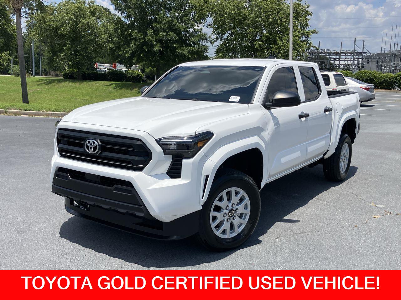 White (Ice Cap) 2025 Toyota Tacoma Pickup Truck Four-Wheel Drive 8-Speed Automatic