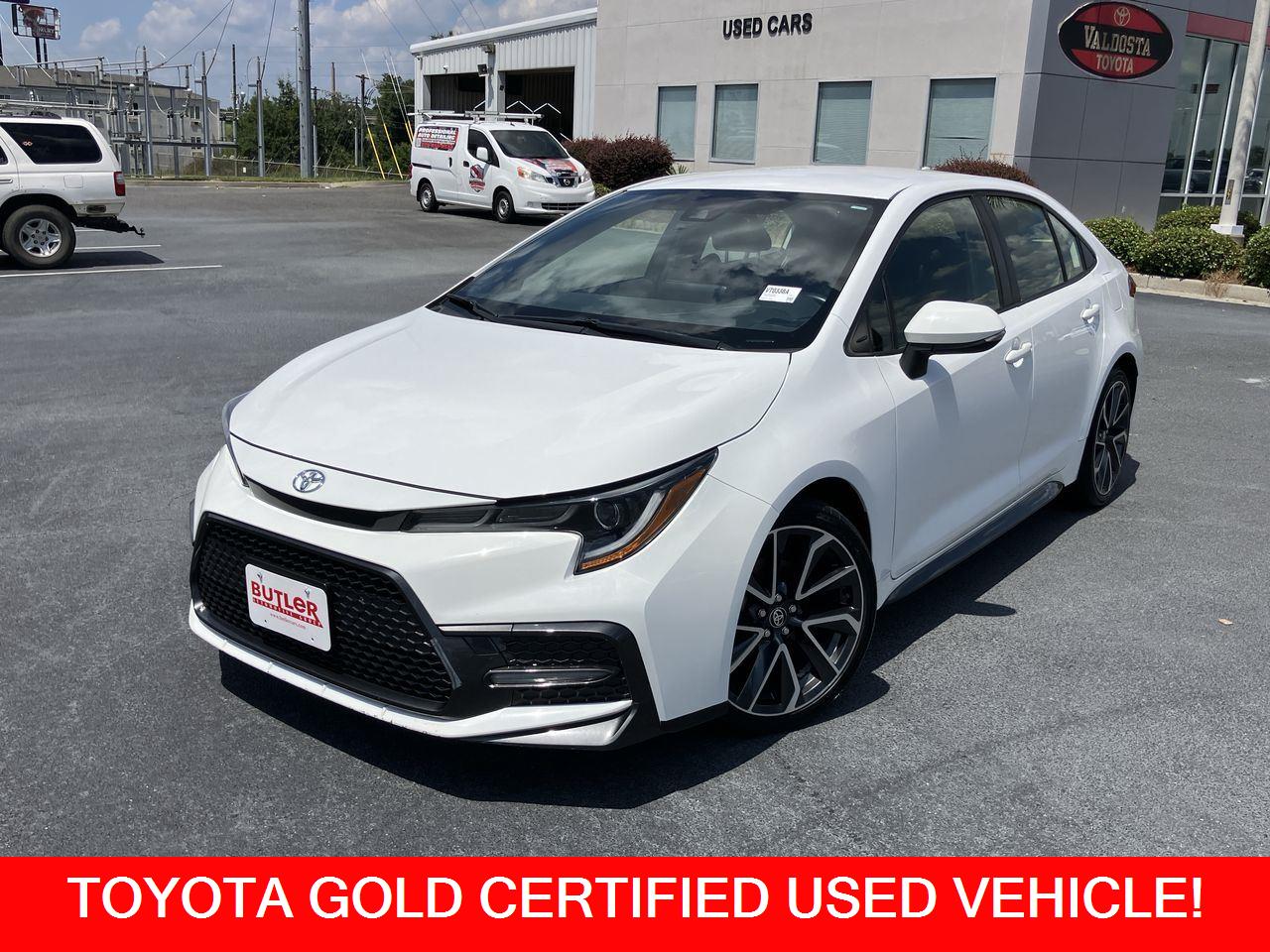 White (Super White) 2022 Toyota Corolla Sedan Front-Wheel Drive Continuously Variable Transmission