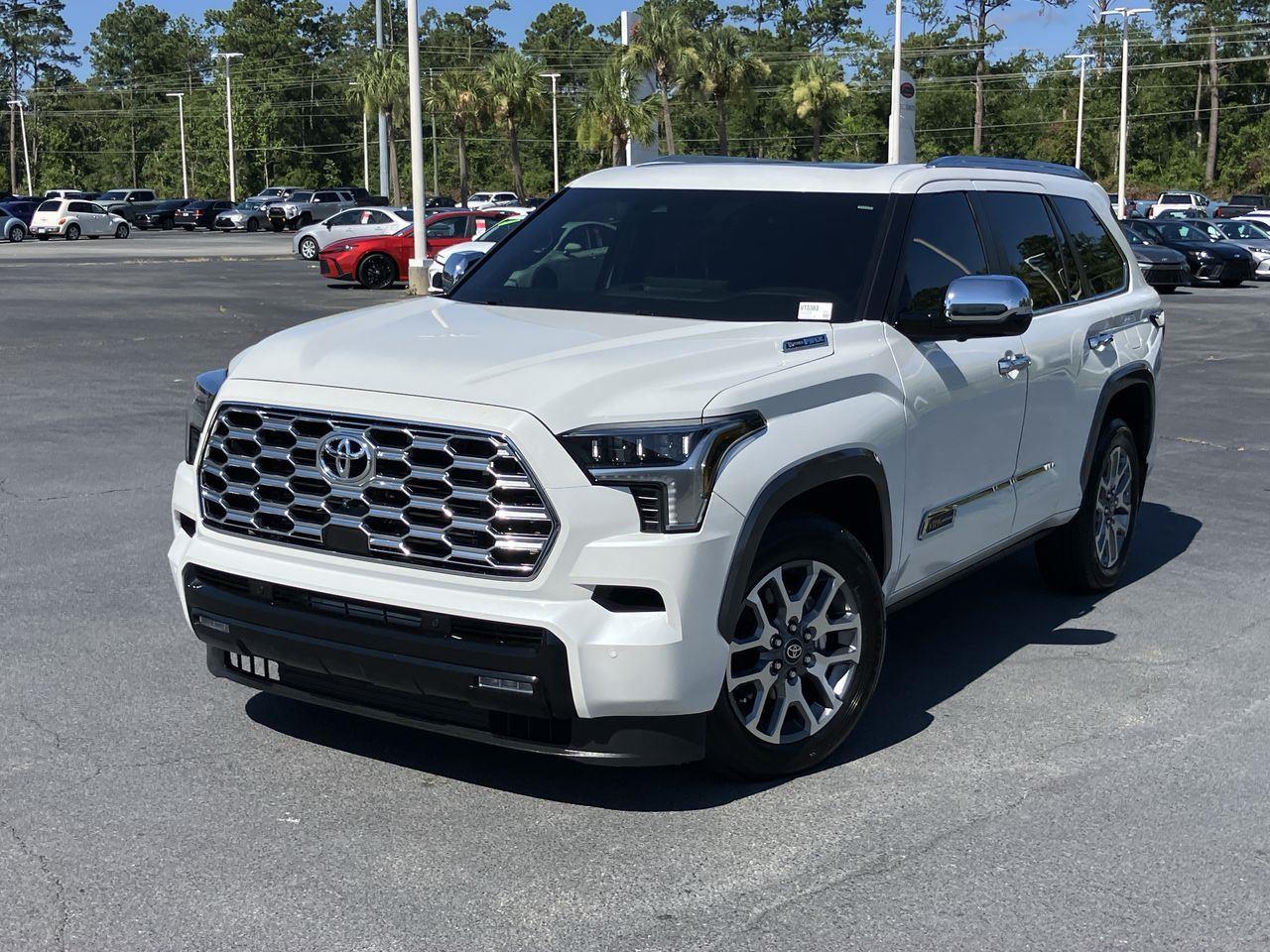 White (Wind Chill Pearl) 2025 Toyota Sequoia SUV / Crossover Four-Wheel Drive Automatic