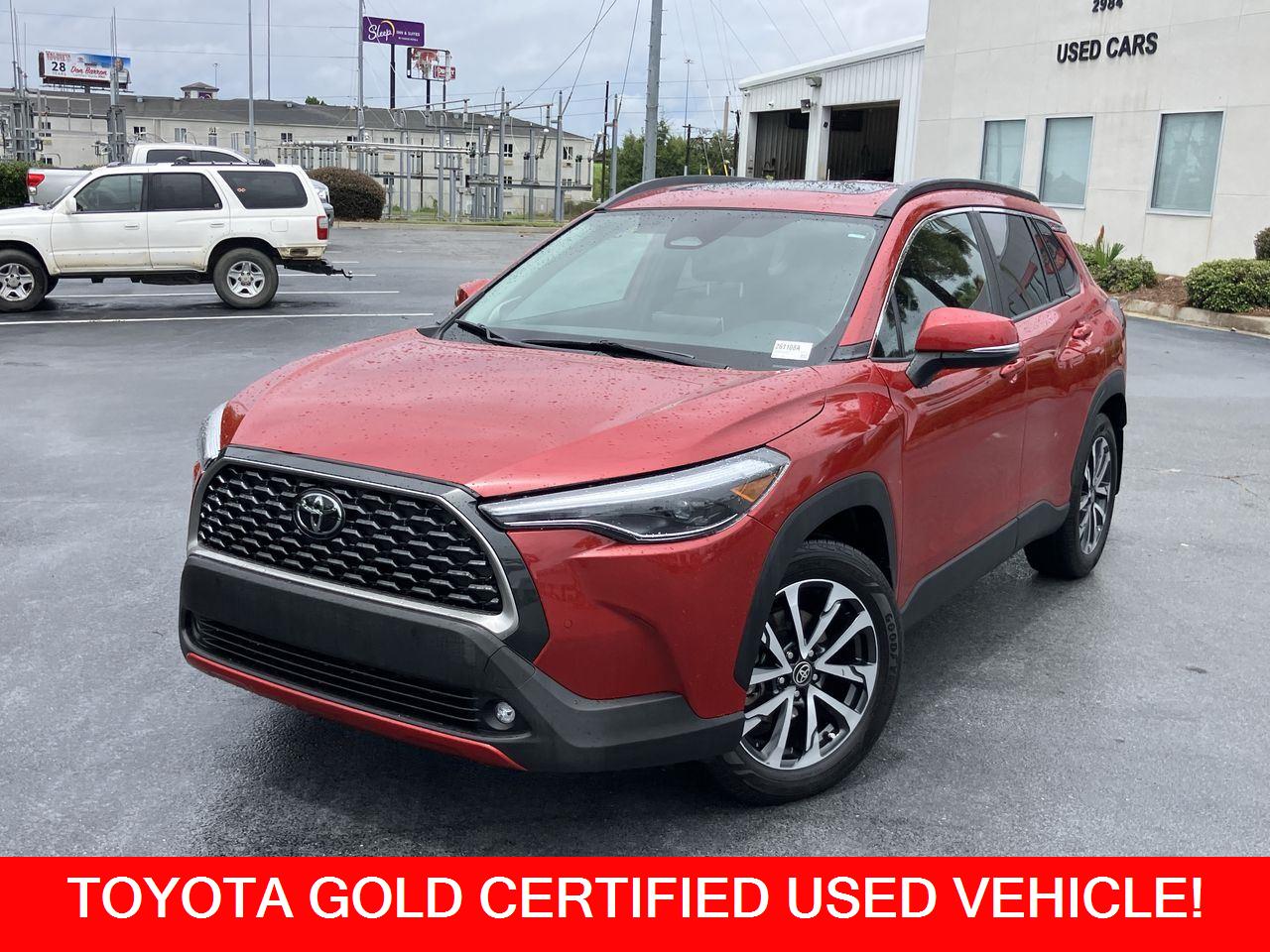 Red (Barcelona Red Metallic) 2024 Toyota Corolla Cross SUV / Crossover Front-Wheel Drive Continuously Variable Transmission