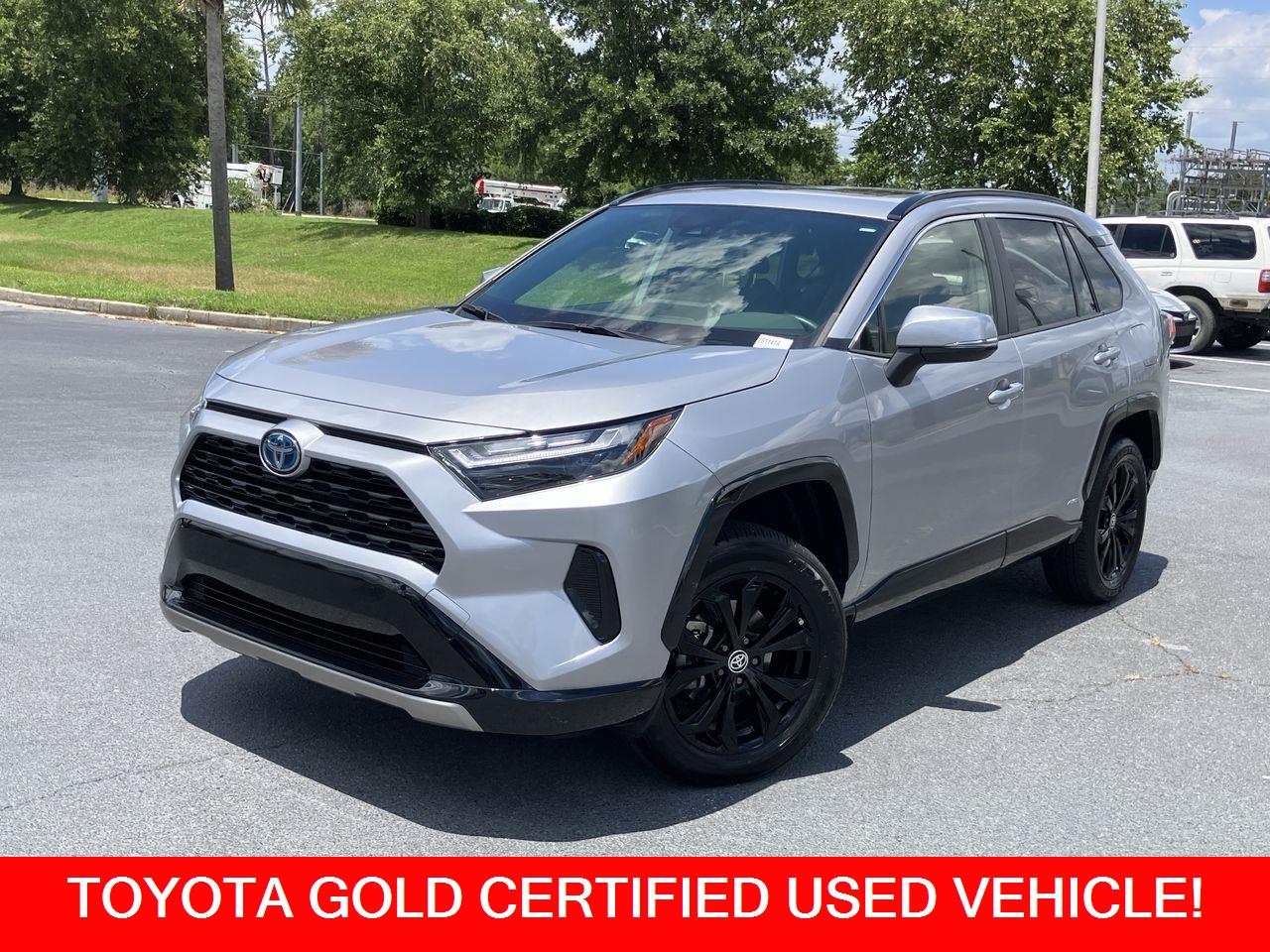 Silver (Silver Sky Metallic) 2024 Toyota RAV4 Hybrid SUV / Crossover All-Wheel Drive Continuously Variable Transmission