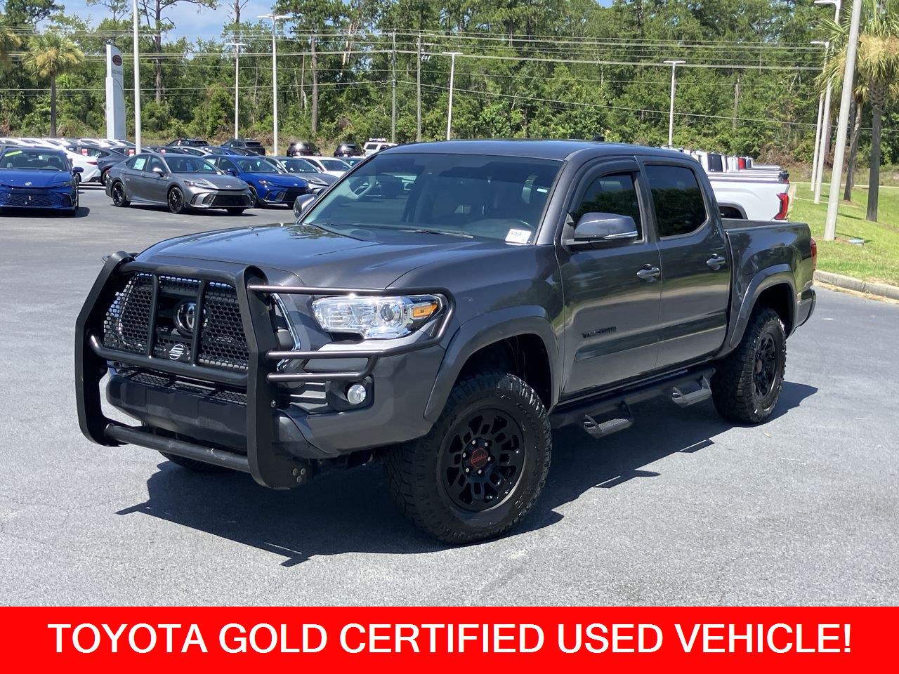 Gray (Magnetic Gray Metallic) 2023 Toyota Tacoma Pickup Truck Four-Wheel Drive 6-Speed Automatic